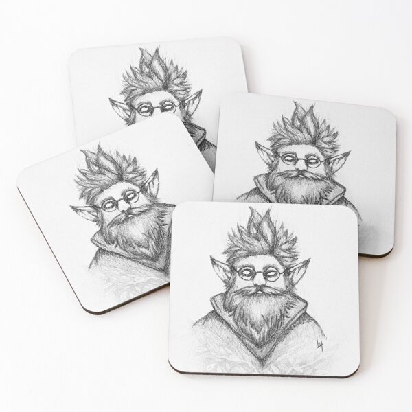 Item preview, Wise Woodland Gnome - sketch  designed and sold by Lykaon Art.