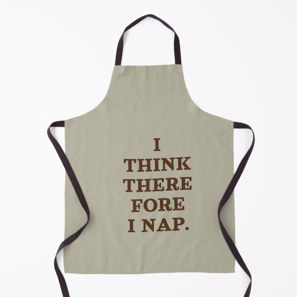 Item preview, I Think Therefore I Nap Funny Sleeping Philosophy Pun designed and sold by laughingshirts.