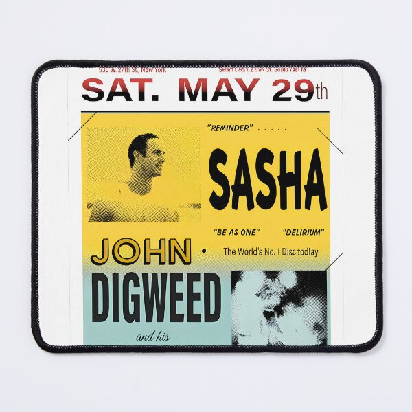 Item preview, Vintage DJ Duo Club Night Poster  designed and sold by HumorInHues.