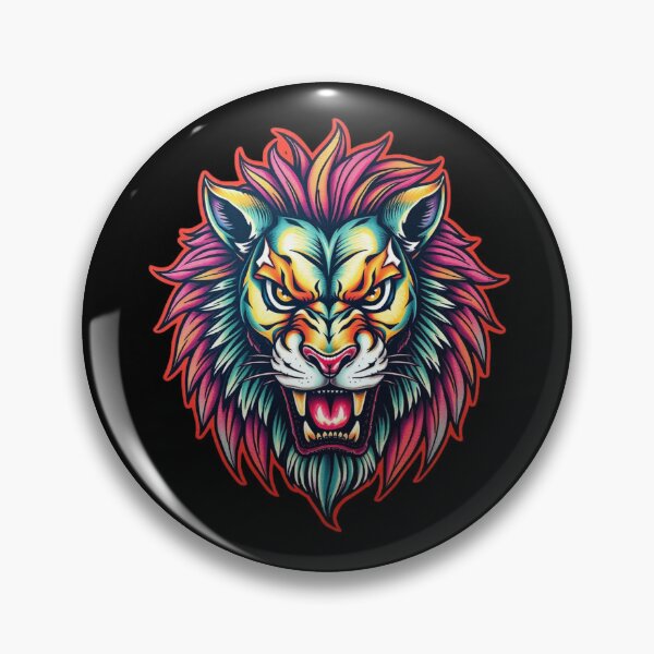 Item preview, Fierce Lion Head designed and sold by pUNKnown.