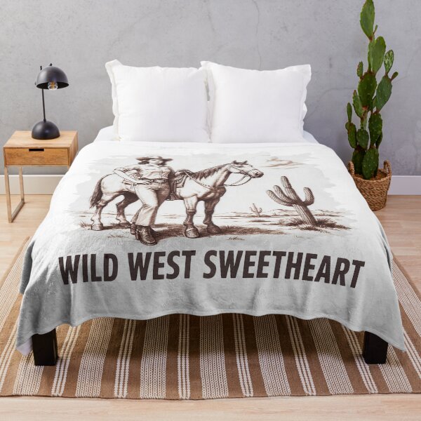 Item preview, Wild West Sweetheart Cowgirl Horse Western Graphic T-Shirt designed and sold by Cool-cat-art.