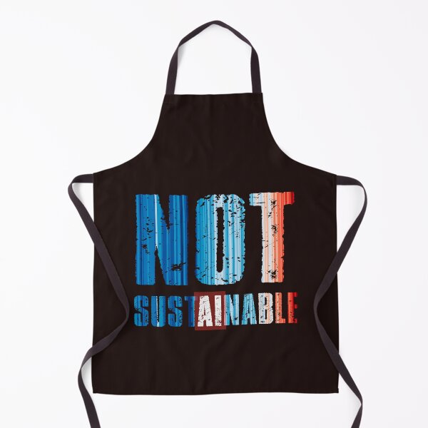 Item preview, Climate Change Stripes - STOP AI - Not Sustainable designed and sold by Frank J. Art.