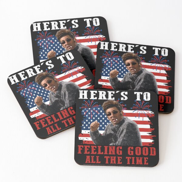 Item preview, Kramer Here's To Feeling Good All The Time | Seinfeld 4th of July Vintage  designed and sold by DoubleLoadCJ.