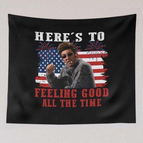 Item preview, Kramer Here's To Feeling Good All The Time | Seinfeld 4th of July Vintage  designed and sold by DoubleLoadCJ.