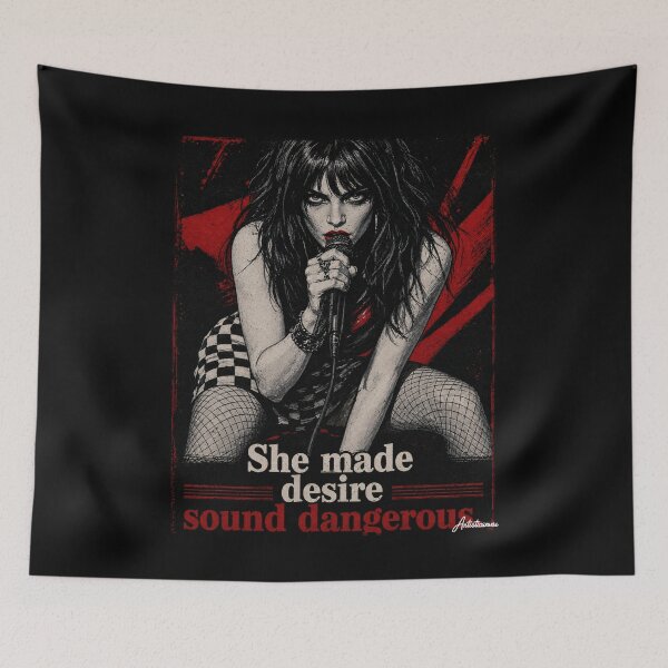 Item preview, Chrissy Amphlett Dangerous Desire Rock Portrait designed and sold by Artisticanvas.