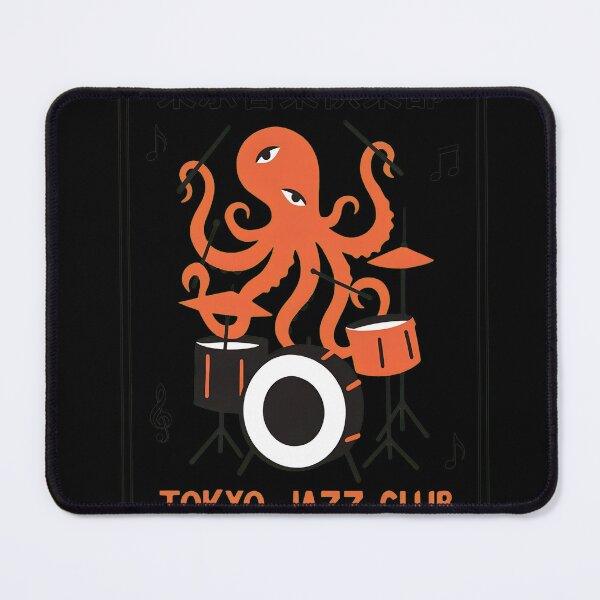 Item preview, Octopus Drummer Music Club Graphic designed and sold by Random-Toon.