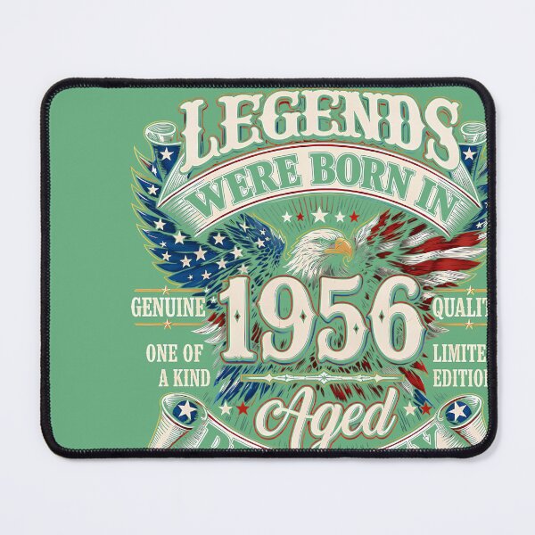 Item preview, Legends Born In 1956 Vintage Patriotic Eagle 70th Birthday designed and sold by MacosLucia.