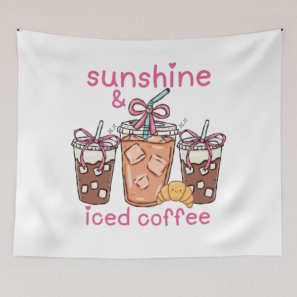 Item preview, Sunshine & Iced Coffee designed and sold by thebest-2studio.