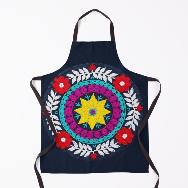 Item preview, Colorful Folk Embroidery Mandala designed and sold by PixorStudio.