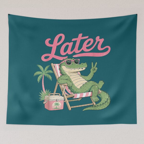 Item preview, Teacher Summer Alligator See You Later Last Day of School designed and sold by meilcannb.