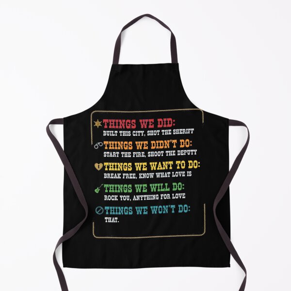 Item preview, City Building Lyric List Retro Quote designed and sold by Random-Toon.