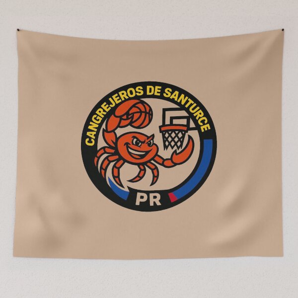 Item preview, CANGREJEROS DE SANTURCE - Puerto Rico Basketball Fan Art Logo designed and sold by Urban-InkStudio.