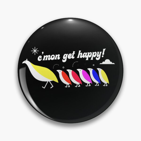 Item preview, Get Happy Bird Row Retro Style Minimalist designed and sold by Random-Toon.