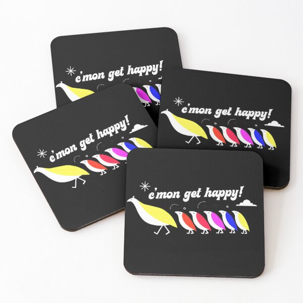 Item preview, Get Happy Bird Row Retro Style Minimalist designed and sold by Random-Toon.