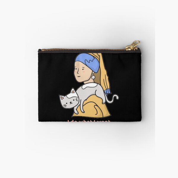 Item preview, Girl with a Pearl Earring Cat Parody designed and sold by GenZFashion000.