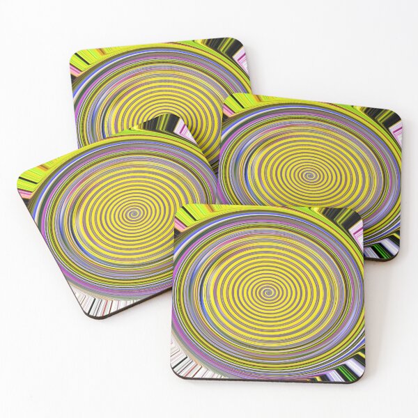 Item preview, Yellow Blue Black Circles And Rays designed and sold by Tom Janca.