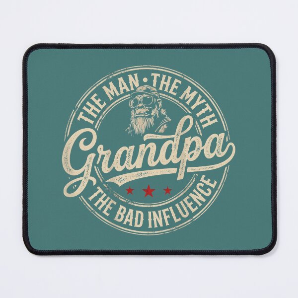 Item preview, The Man The Myth Grandpa The Bad Influence Monkey designed and sold by meilcannb.