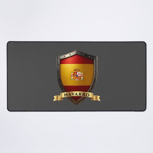 Item preview, Navarro Spain Family Name Shield designed and sold by Highlandkings.