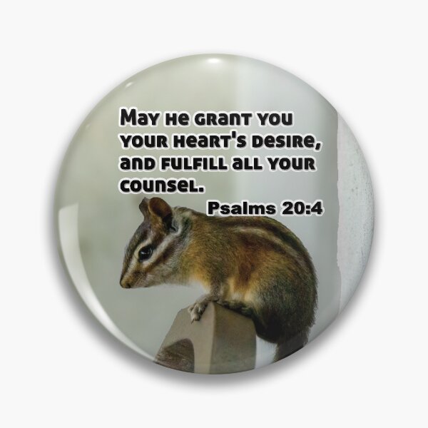 Item preview, Psalms 20 4 May he grant - Inspirational Bible Verse designed and sold by InsprtnlArtbyDP.