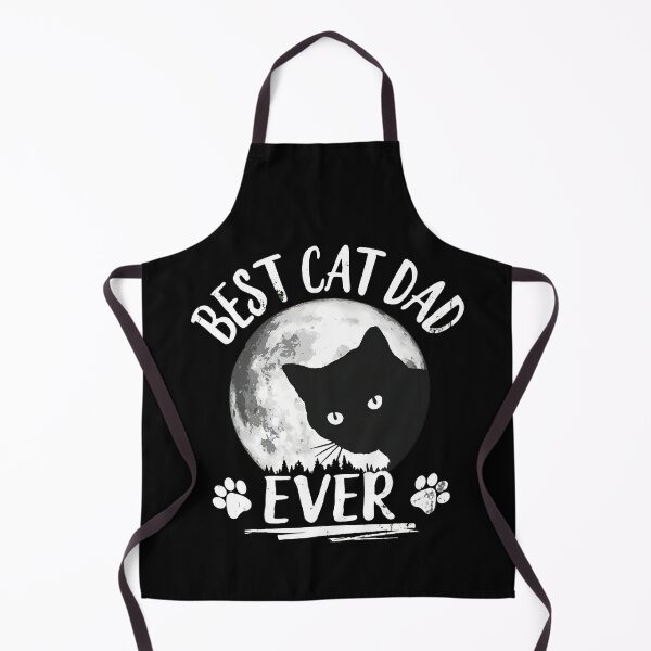 Item preview, Best Cat Dad Ever Moon Cat Silhouette designed and sold by GiaoCalonas.