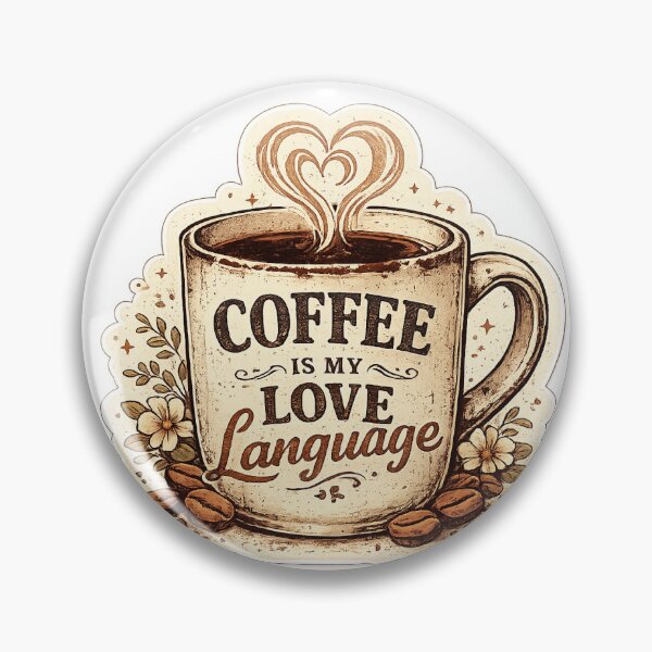 Item preview, Vintage Coffee Sticker | Retro Coffee Lover Decal | Distressed Typography Coffee Cup designed and sold by DIGITALSHUB26.