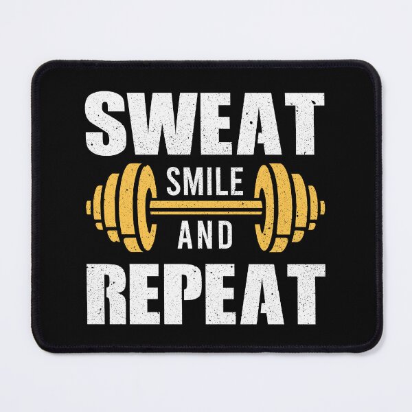 Item preview, Sweat Smile And Repeat - Funny Gym Motivational Workout designed and sold by asyanavirgifa.