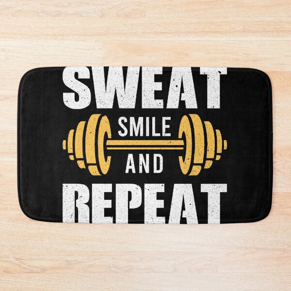 Item preview, Sweat Smile And Repeat - Funny Gym Motivational Workout designed and sold by asyanavirgifa.