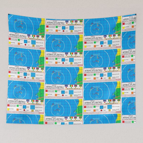 Item preview, Mapa di Afrika Atlantiku / Map of Atlantic Africa, 14N to 18N, -15 to -27 designed and sold by SkolaNobu.