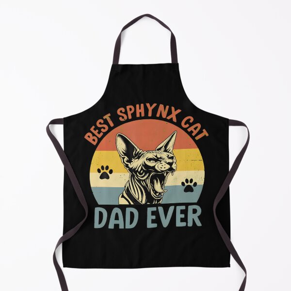 Item preview, Best Sphynx Cat Dad Ever Retro Sunset designed and sold by GiaoCalonas.