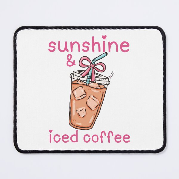 Item preview, Sunshine & Iced Coffee Cute Coffee Lover designed and sold by thebest-2studio.