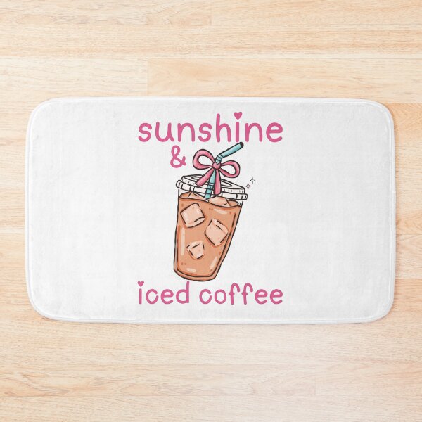 Item preview, Sunshine & Iced Coffee Cute Coffee Lover designed and sold by thebest-2studio.