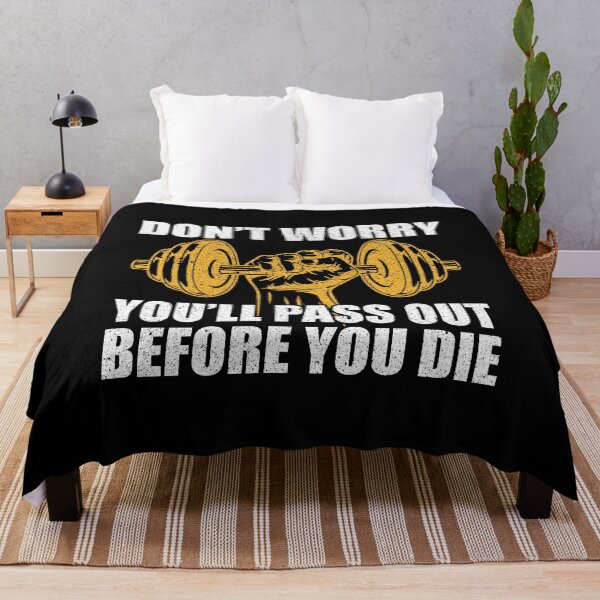 Item preview, Dont Worry, You Will Pass Out Before You Die - Funny Personal Gym Trainer Joke designed and sold by asyanavirgifa.