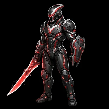 Artwork thumbnail, Shadow Samurai by Stickersdevelop