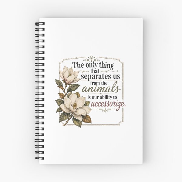 Item preview, The only thing separating us from the animals designed and sold by samalibu.