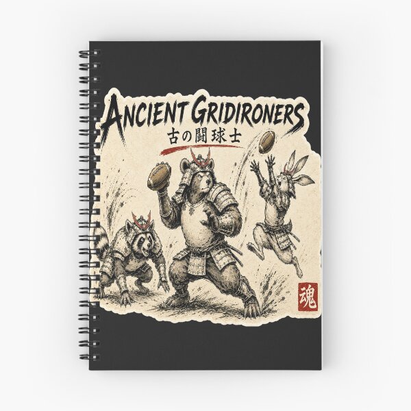 Item preview, Ancient Gridironers Japanese Choju-giga American Football Sticker Art designed and sold by Locker39.