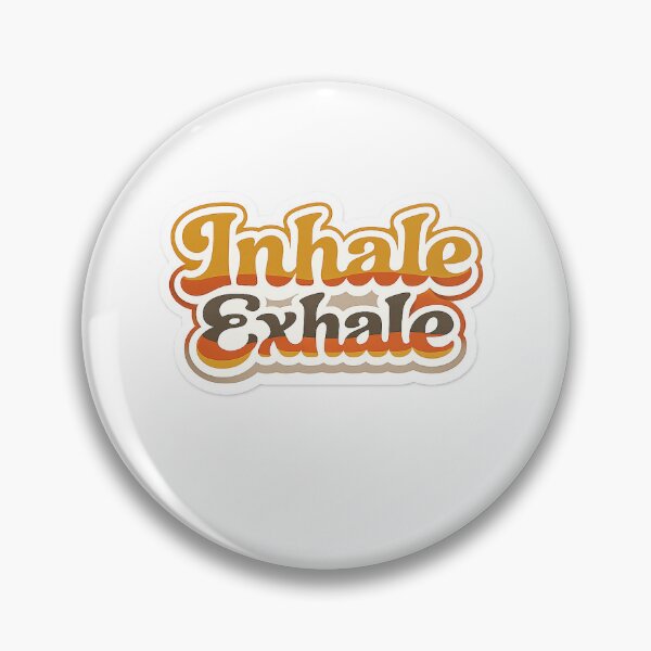 Item preview, Inhale exhale sticker designed and sold by naruto4925.