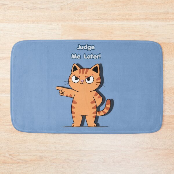 Item preview, Judge Me Later Funny Angry Cat Meme Graphic Tee designed and sold by Mousy17.