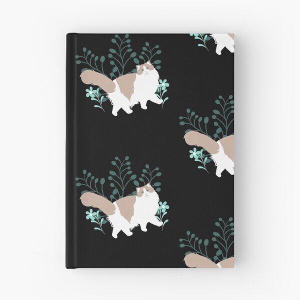 Item preview, Fluffy Cat Among Botanical Blooms designed and sold by GiaoCalonas.
