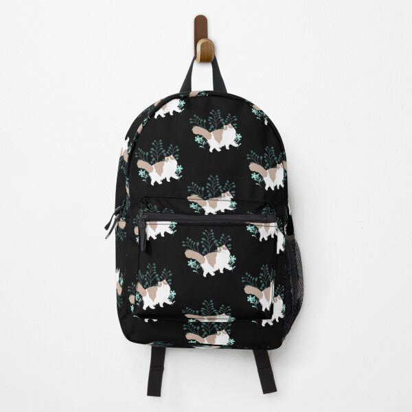 Item preview, Fluffy Cat Among Botanical Blooms designed and sold by GiaoCalonas.