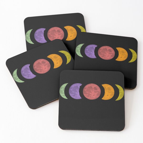 Item preview, Rainbow Gay Pride Flag Moon Phases designed and sold by TackyTime.
