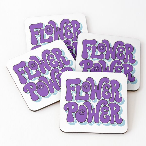 Item preview, Flower Power Retro 70s Bubble Font Drop Shadow Typography designed and sold by Ortsas.