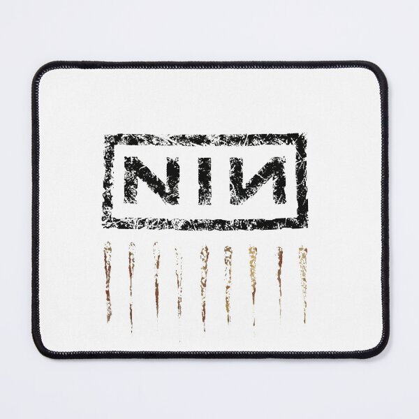 Item preview, Distressed NINs Logo with Dripping Nails designed and sold by MeanpersonaArt.