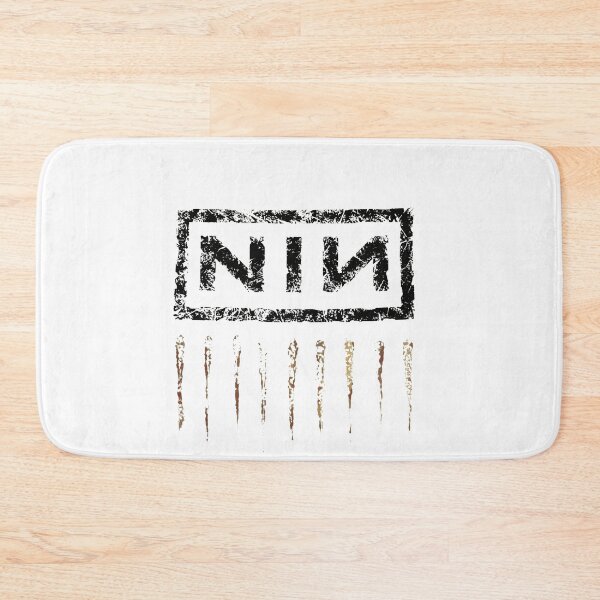 Item preview, Distressed NINs Logo with Dripping Nails designed and sold by MeanpersonaArt.