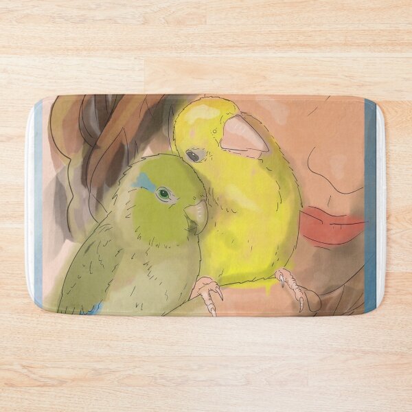 Item preview, Feathered Companions Parakeet Love designed and sold by AlcheArtsStudio.