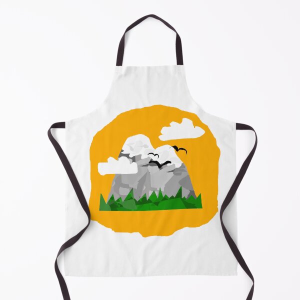 Item preview, Mountains on the orange background designed and sold by Dniprianka.