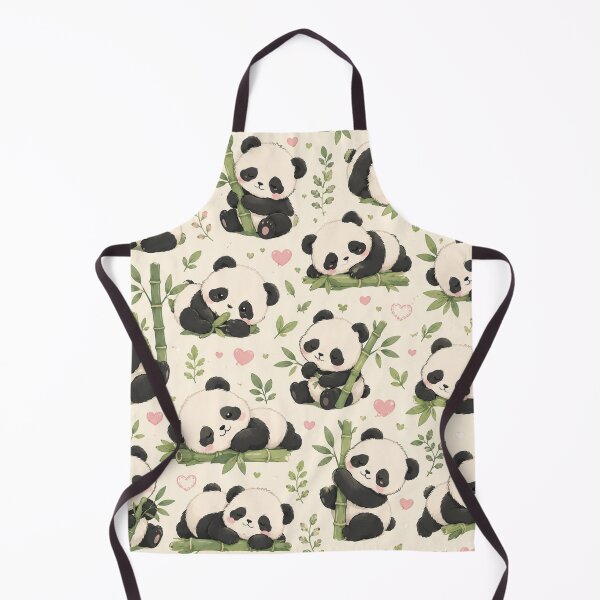 Item preview, Cute Baby Panda Pattern | Kawaii Sleeping Pandas & Bamboo Seamless Design designed and sold by RJACreative.