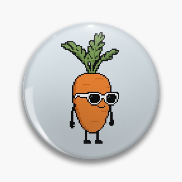 Item preview, Carrot Pixel designed and sold by White Rim Mates.