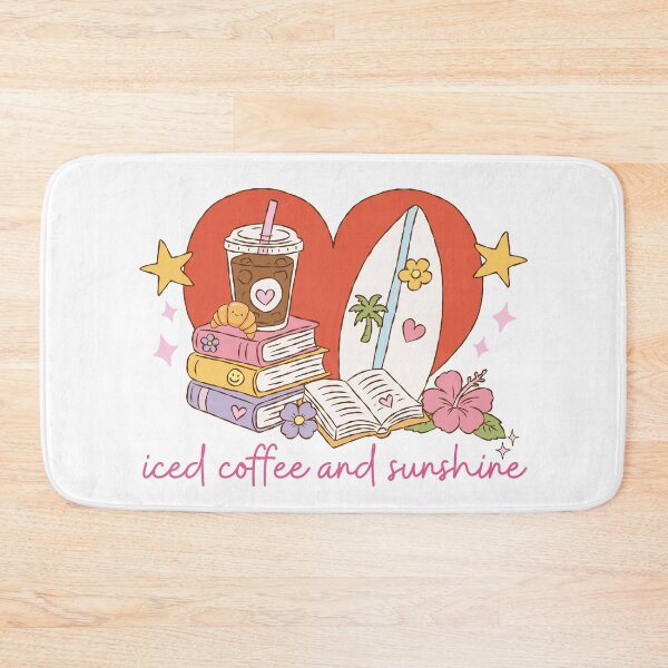 Item preview, Iced Coffee And Sunshine Funny Summer Vibes designed and sold by thebest-2studio.