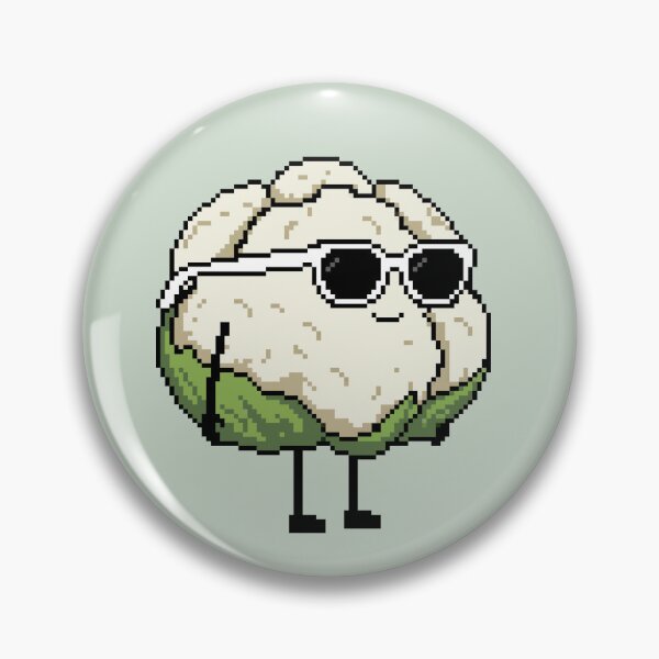 Item preview, Cauliflower Pixel designed and sold by White Rim Mates.
