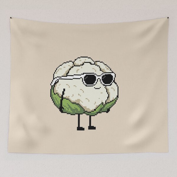 Item preview, Cauliflower Pixel designed and sold by White Rim Mates.